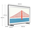Televisor Samsung 65" The Frame Art Mode QLED 4K Smart TV LS03A con marco Beige