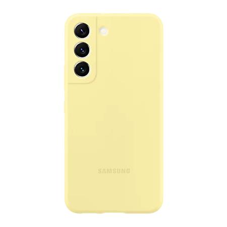 Funda Silicona Samsung Galaxy S22 Amarilla