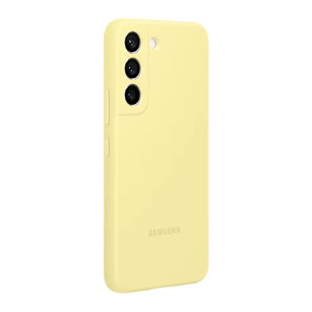 Funda Silicona Samsung Galaxy S22 Amarilla